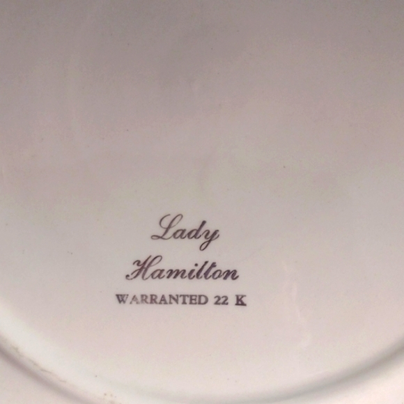 22 KT Gold Lady Hamilton Plate - Picture 5 of 6